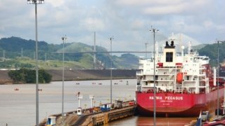 Canal de panama, écluses d'Agua clara