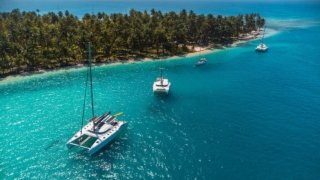 Catamaran à Guna Yala, archipel des San Blas ©FranklinIslands