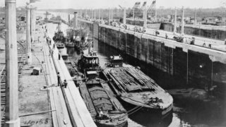Construction Canal de Panama